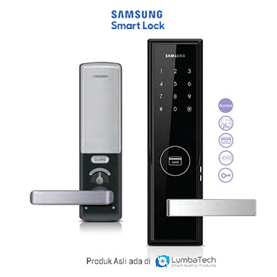 Samsung Smart Lock SHS-H505 | Pin, RFID Card & Kunci Manual